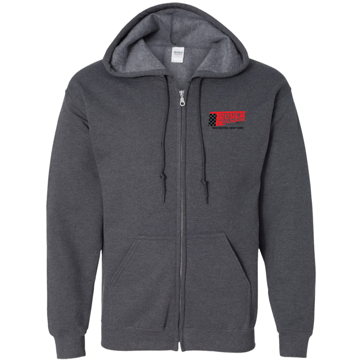 Troyer Engineering Zip Up Hooded Sweatshirt