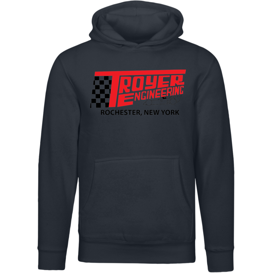 Troyer Engineering Hoodie Full Front