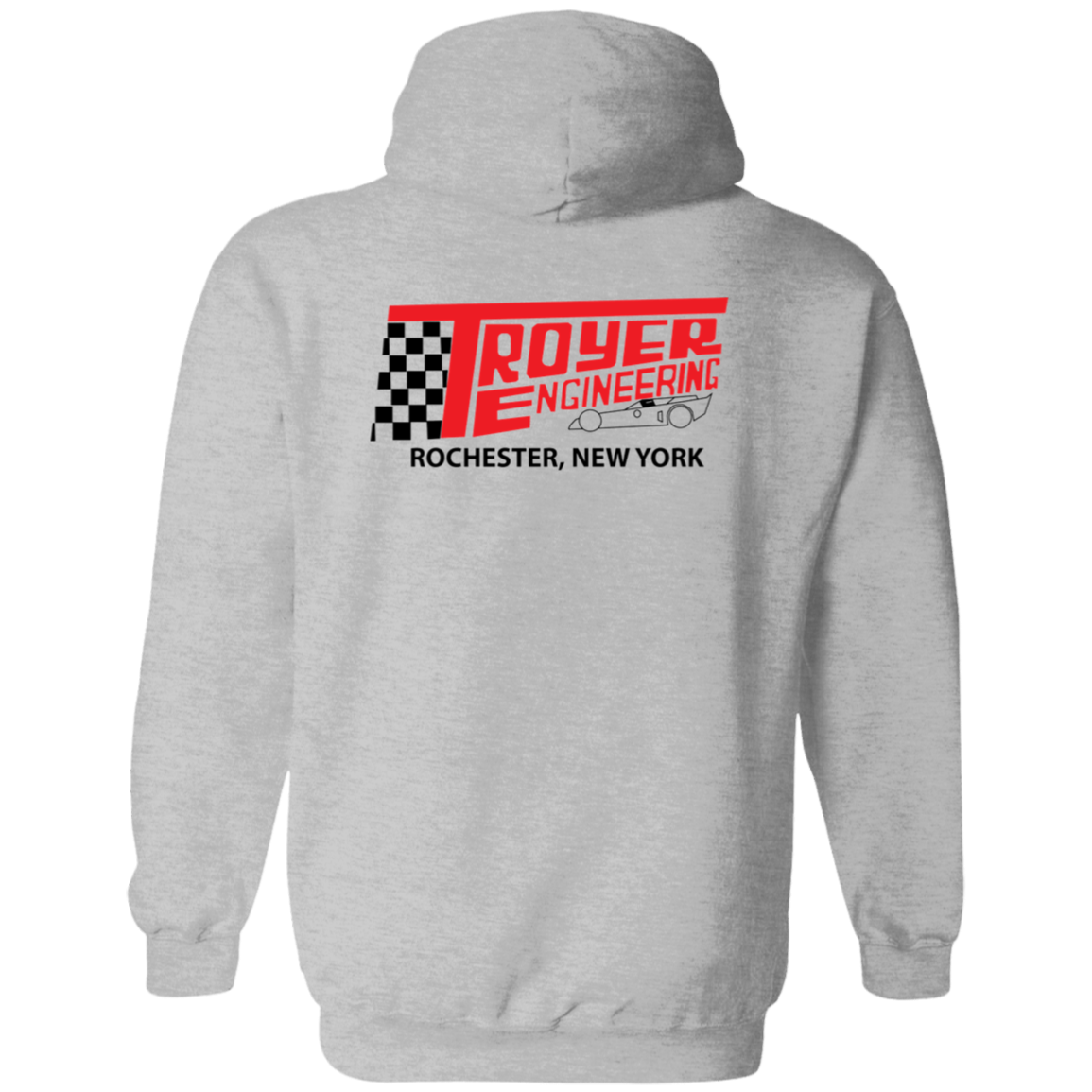 Troyer Engineering Zip Up Hooded Sweatshirt