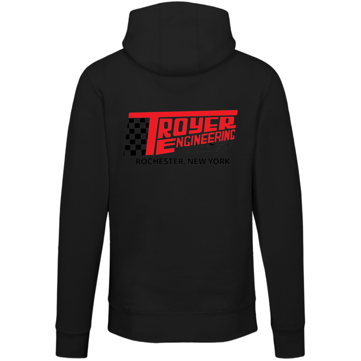 Troyer Engineering Hoodie Full Back