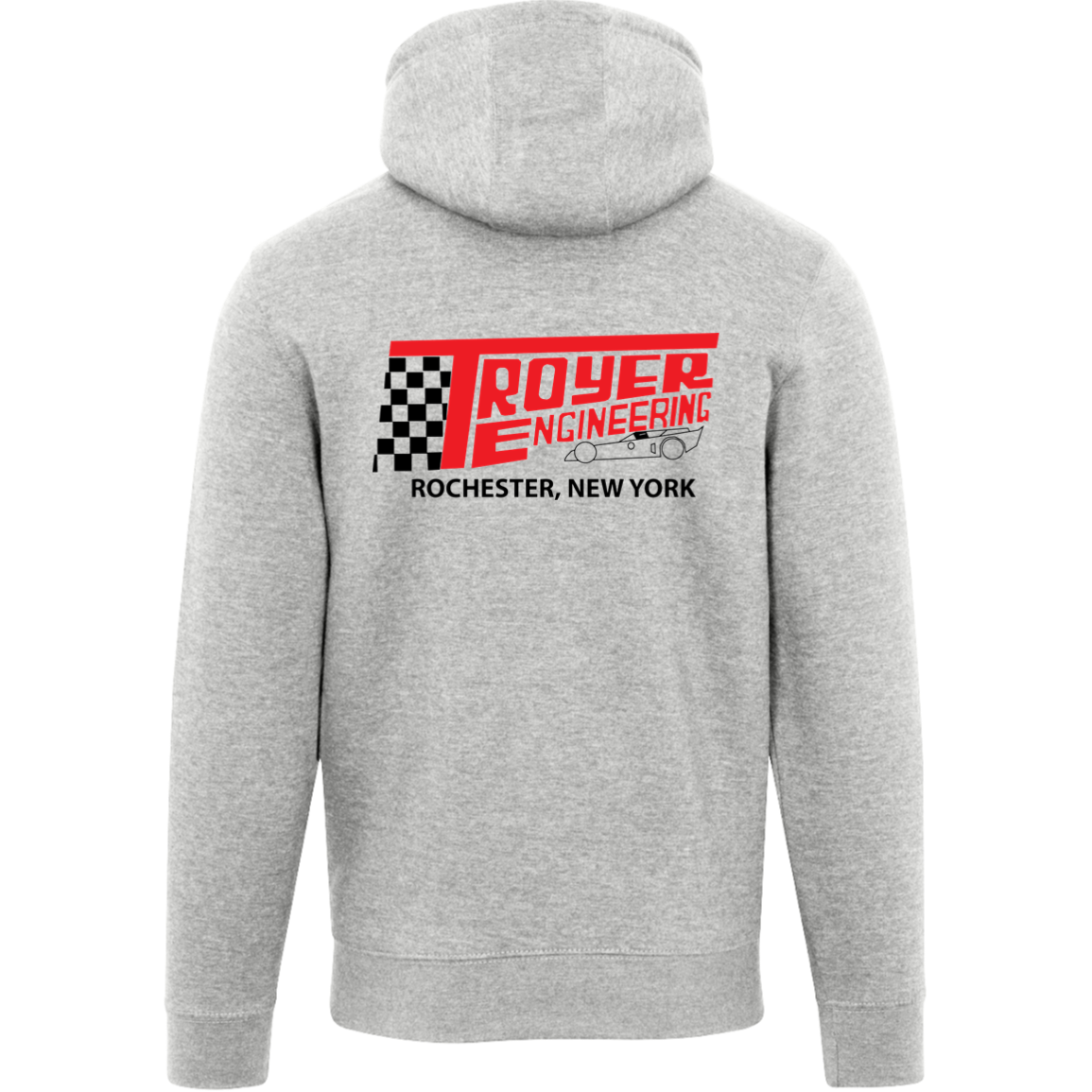 Troyer Engineering Hoodie Full Back