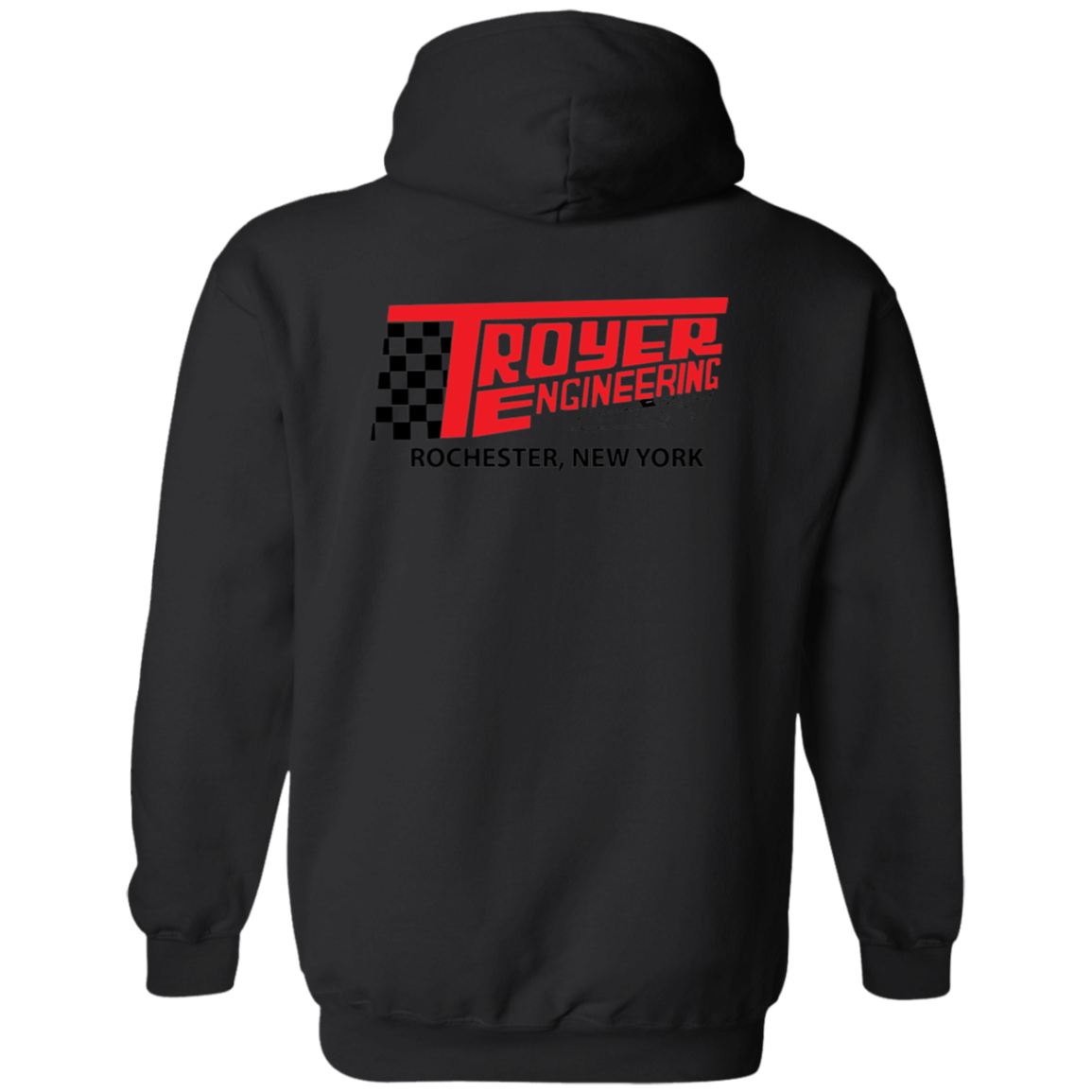 Troyer Engineering Zip Up Hooded Sweatshirt