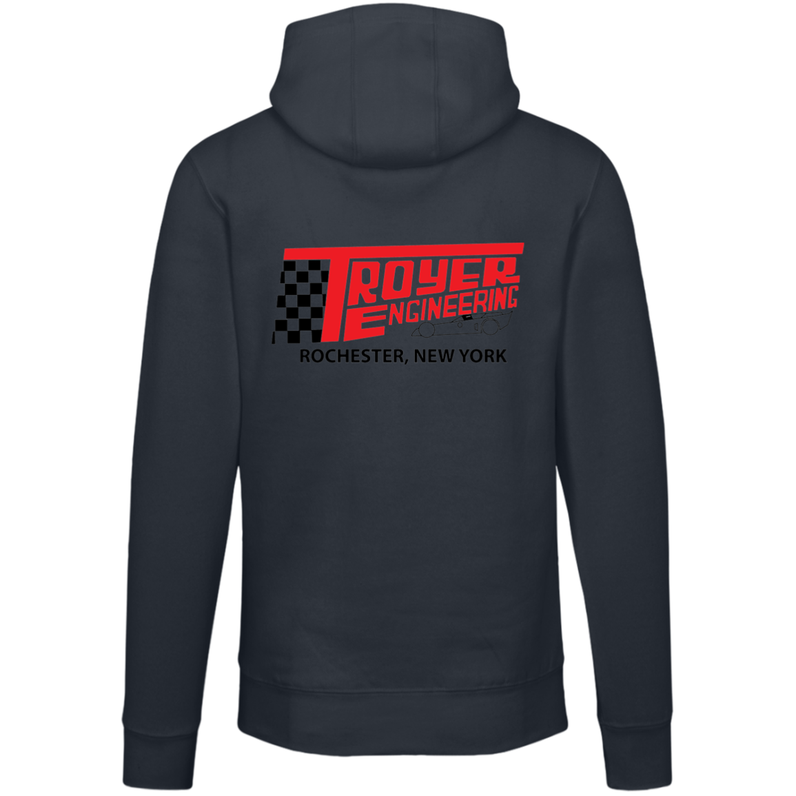 Troyer Engineering Hoodie Full Back
